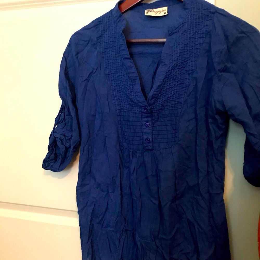 Lightweight Blue Blouse